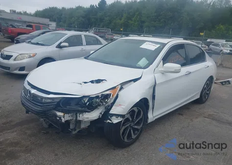 2017 Honda Accord Ex z USA, uszkodzony, nr VIN 1HGCR2F77HA035659